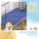 image 9 of PawHut Metal Adjustable Dog Grooming Table Rubber Top 2 Safety Slings Mesh