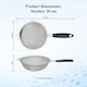 image 2 of Buckingham Fine Mesh Sieve  Stainless Steel with Easy Grip Handle 20 cm