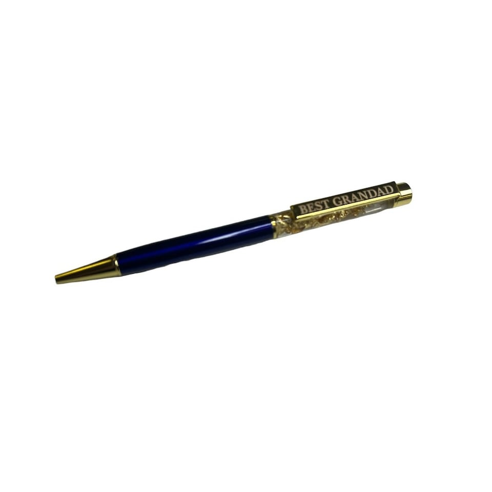 image 1 of Best Grandad Captioned Gold Leaf Ballpoint Gift Pen