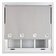 image 1 of FURNISHED Blackout Roller Blinds with Large Square Eyelets Made to Measure Window Shade | Grey | Grey | (W) 210cm x (L) 210cm