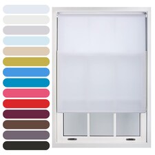 80cm Wide Daylight Roller Blind 165cm Drop | White | White