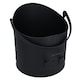 image 2 of Set of 2 Nesting Round Coal Bucket Log Burner Scuttle Wide Mouth Fire Fireplace