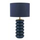 image 4 of Portia Blue Glass Table Lamp Blue