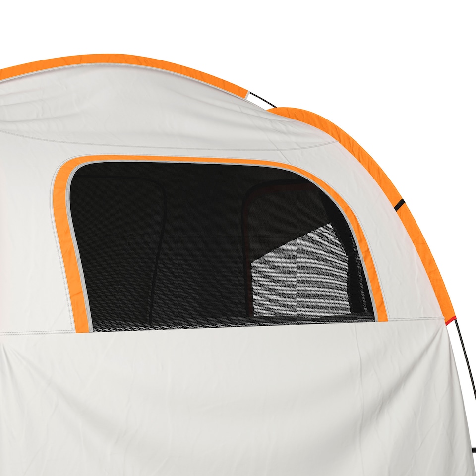 image 1 of Outsunny 5 Man Tailgate Tent 2000mm Waterproof | Grey | Grey and Orange | 239x210x210 cm