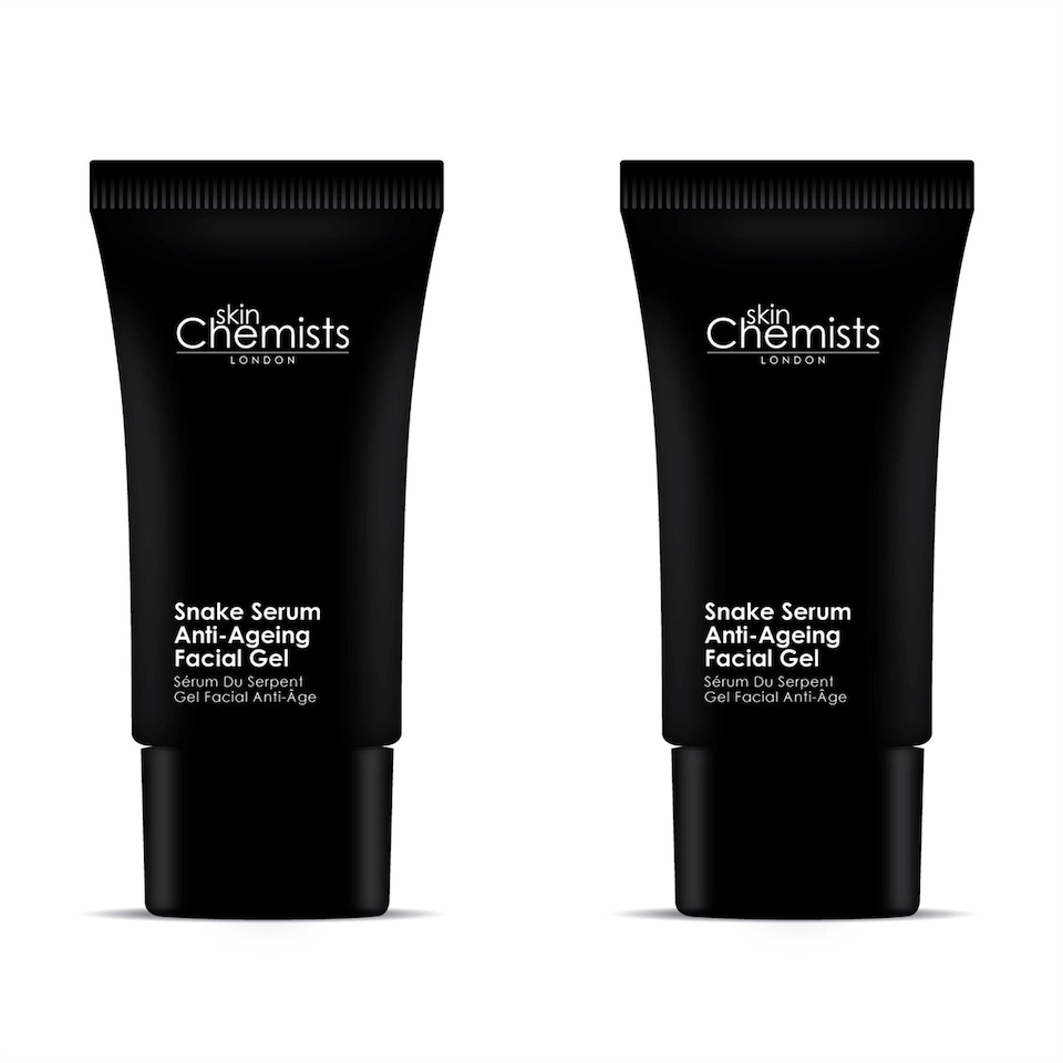 image 1 of skinChemists Snake Serum Anti-Ageing Facial Gel 30ml x 2 Duo Set for Smoothing and Wrinkles