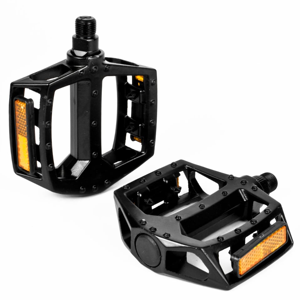 image 1 of Komodo Flat Platform Bicycle Pedals - Black