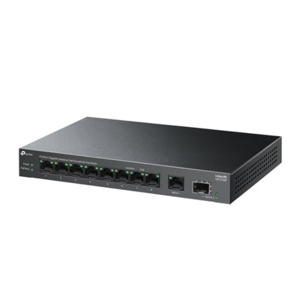 image 1 of TP-Link LiteWave 10-Port Gigabit Desktop Switch with 8-Port PoE+ N/A