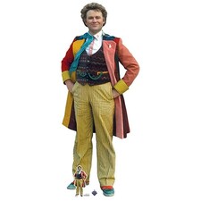 The Sixth Doctor Incarnation Dr Who Colin Baker Lifesize Cardboard Cutout 183cm