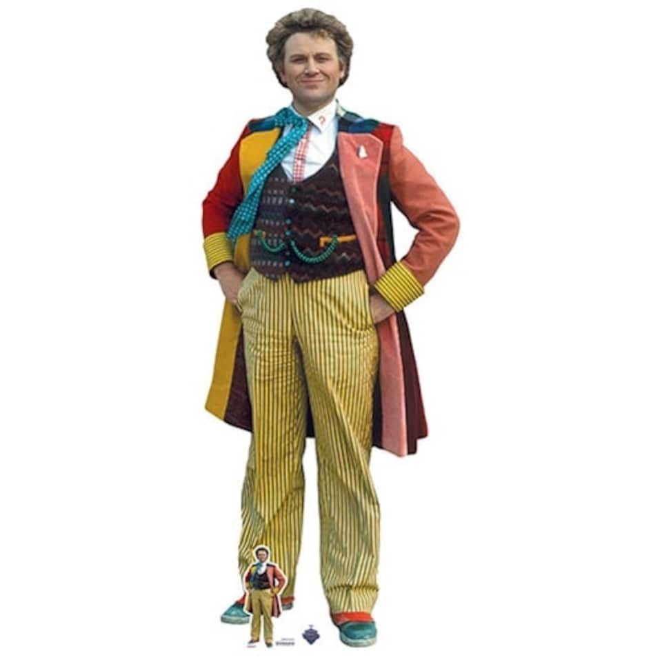 The Sixth Doctor Incarnation Dr Who Colin Baker Lifesize Cardboard Cutout 183cm