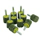 image 2 of 80 Grit 25mm Flap Wheel Disc Abrasive Sanding Pads For Drills 6mm Shank 50pc