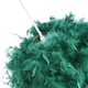 image 3 of Eye-Catching and Modern Small Forest Green Feather Decorated Pendant Light Shade | Green