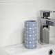 image 4 of Showerdrape Mosaica Sky Blue 3 Piece Bathroom Accessory Set