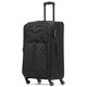 image 6 of Flight Knight Lightweight 4 Wheel 800D Soft Case Quilted Suitcases Anti Crack Cabin & Hold Luggage Options 100+ Airlines Approved - easyJet, BA & Many More! Blue | Navy | Medium