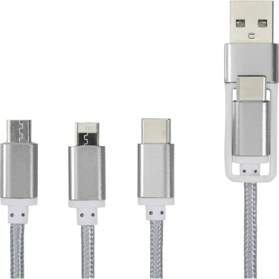 image 1 of Bullet Versatile USB Cable - Grey - One Size