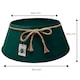 image 2 of Holly International Velvet Christmas Tree Skirt Collar Emerald Green