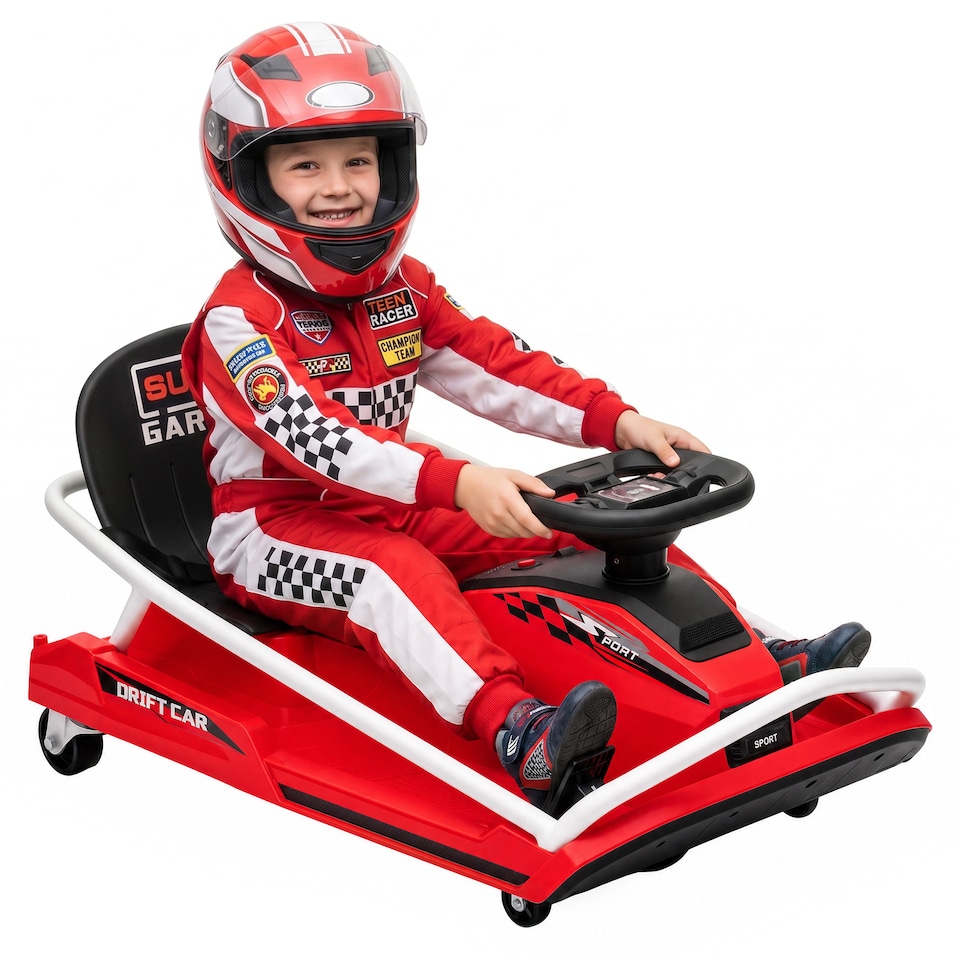 image 1 of AIYAPLAY 24V Electric Go Kart for Kids with Drift Mode, Soft Start