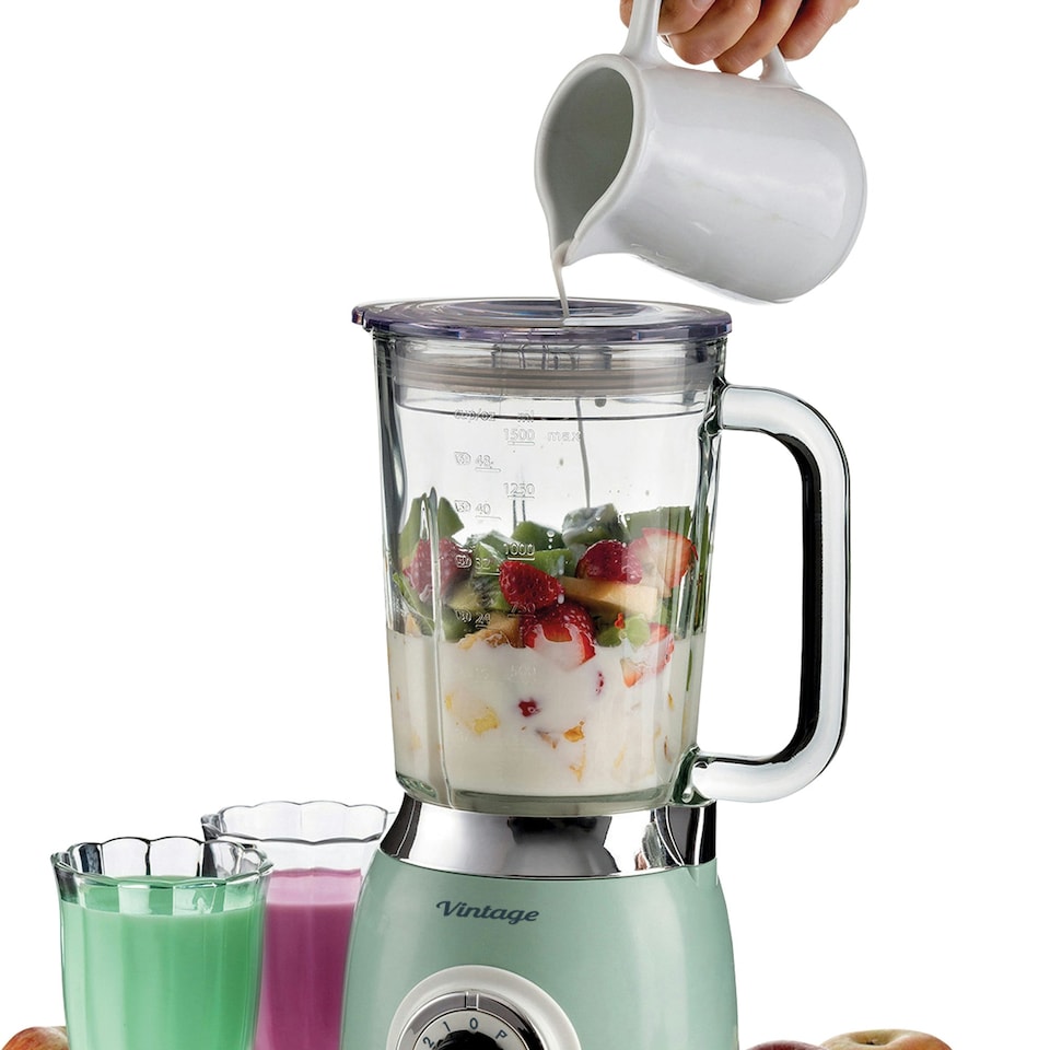 image 1 of Ariete ARPK26 Vintage Retro Dome Kettle, 2 Slice Toaster & Jug Blender Set, Green