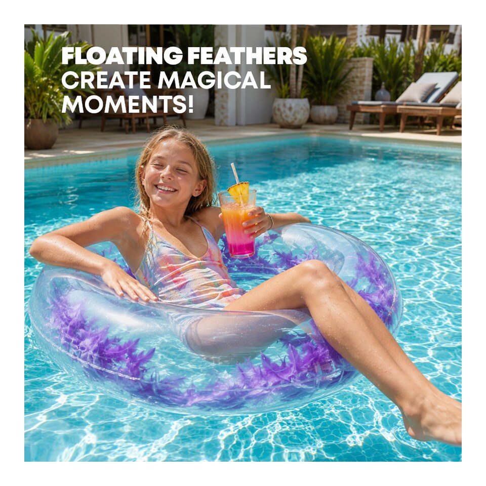 image 1 of SPLASH Large Pool Float Ring for Adults and Teenagers