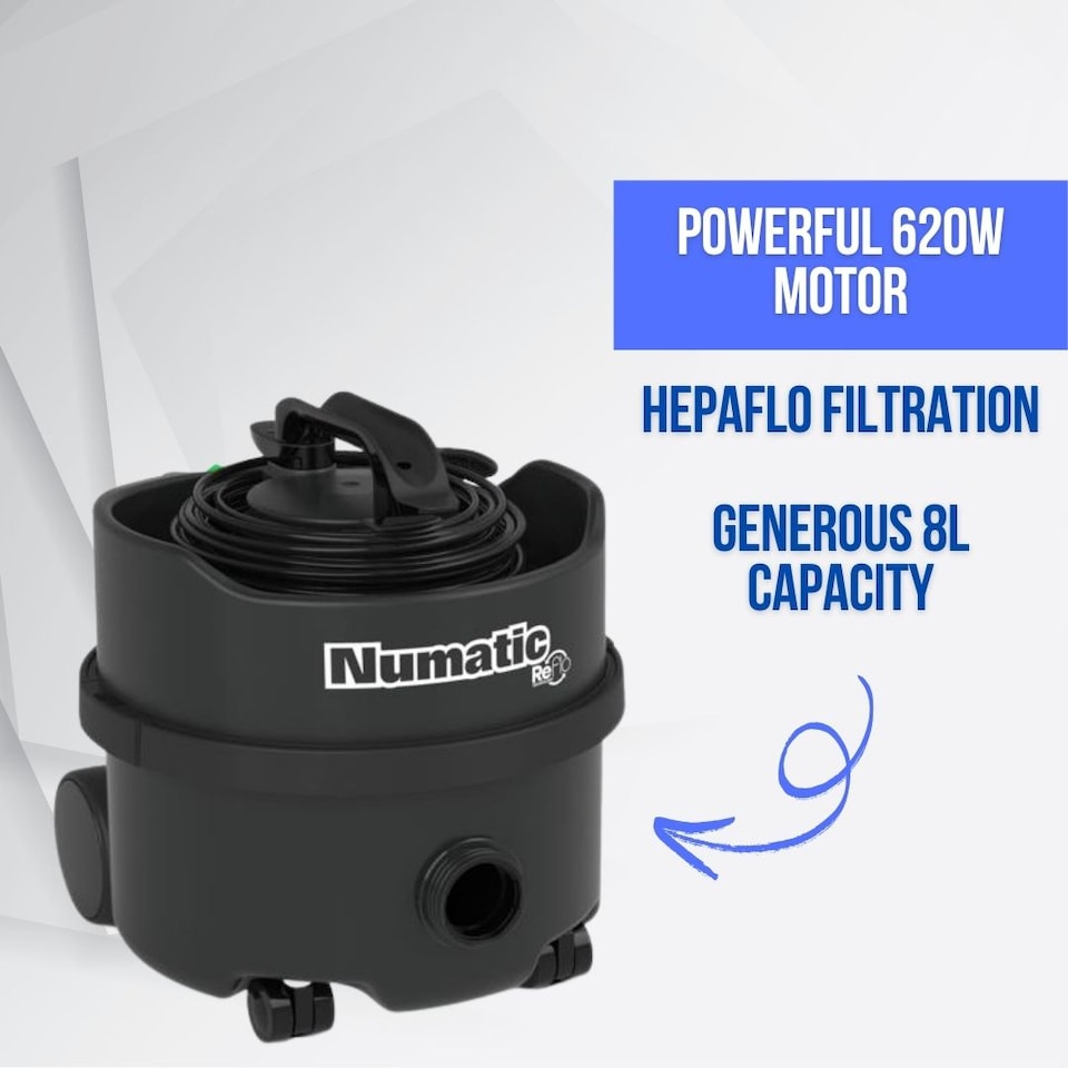 image 1 of Numatic PRH180 Dry Henry Powerful nuvac Commercial Vacuum Cleaner
