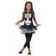 image 2 of Skeleton Tutu Girls Fancy Dress Costume Kids Small - Age 4-6