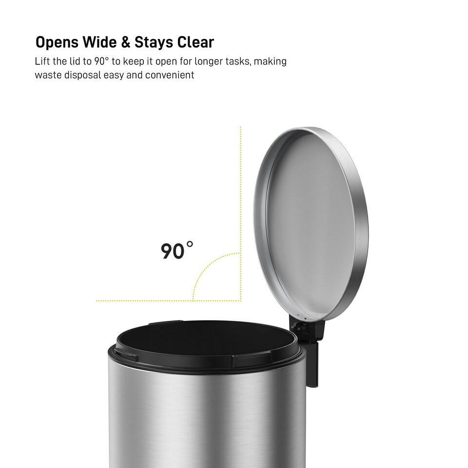 image 1 of Eva Pedal Bin 30L Chrome