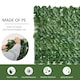 image 3 of Outsunny Artificial Leaf Hedge Panel Garden Fence Privacy Screen on Roll 1m x 3m