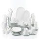 image 1 of 54pc White Square Athena Dinner Set