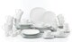 image 1 of 54pc White Square Athena Dinner Set