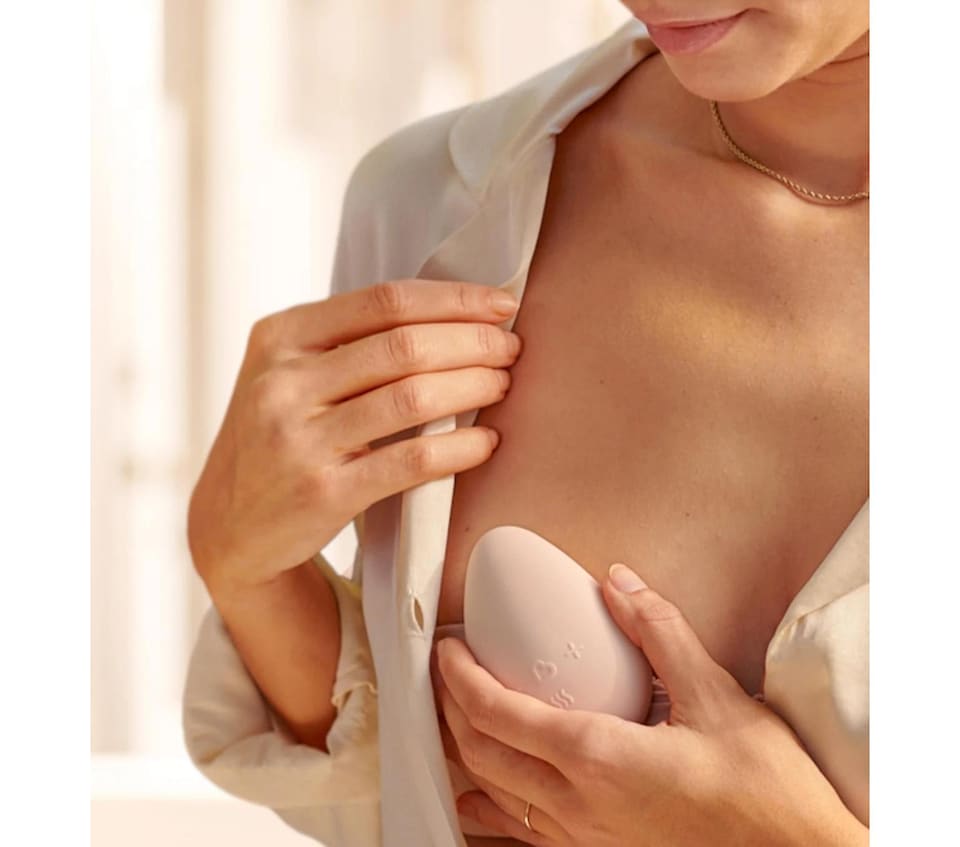 image 1 of Breast Relief Lactation Massager Munchkin Warm Touch Breastfeeding Aid
