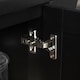image 9 of SoBuy Kitchen Island Cart on Wheels with Drawer & 2 Doors, Black/Silver, 31.5x18.1x35.4 inches, 21 kg - FKW110-SCH