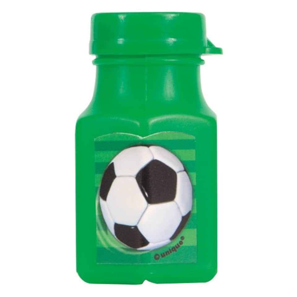 image 1 of Pack of 4 3D Soccer Mini Bubble Bottles