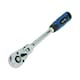 image 3 of 1/4" Drive Flexible Ratchet Socket Driver Flexi Head 72 Teeth Quick Release
