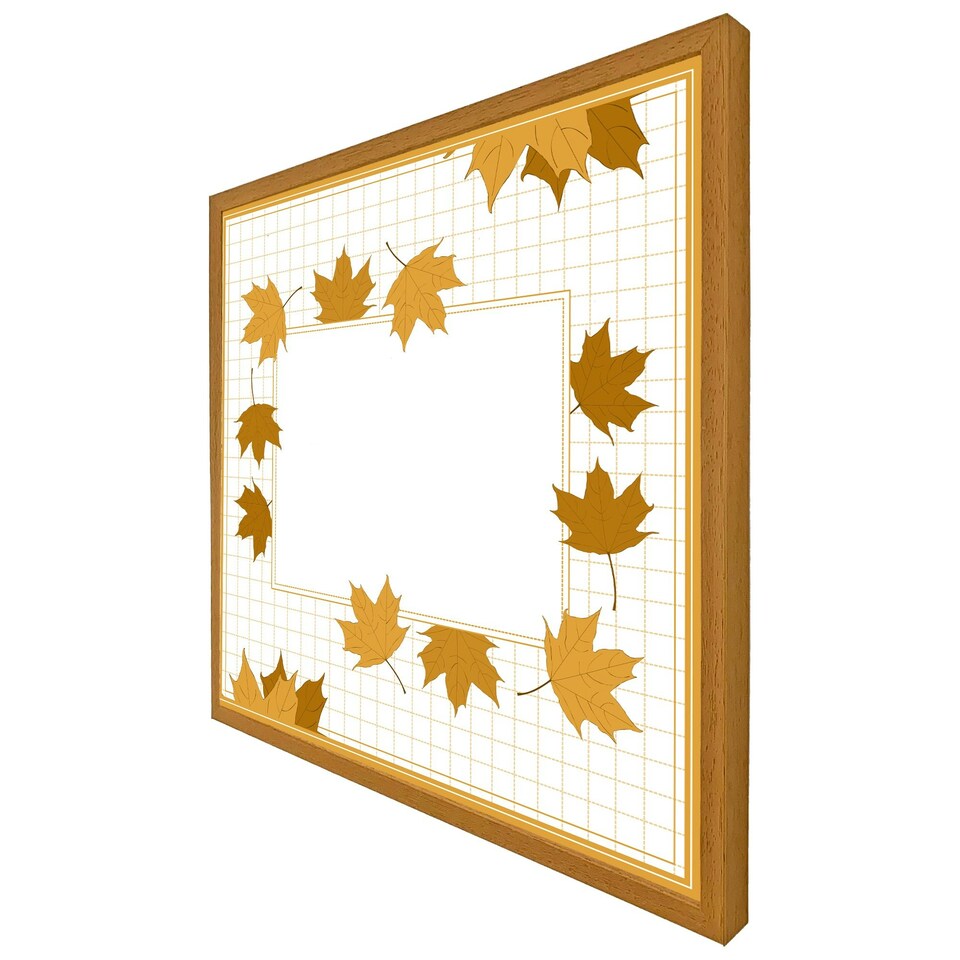 image 1 of Golden autumn (Picture Frame) White | L