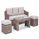 image 6 of Primrose Living Classic Rattan 5 Seater Sofa Set in Natural