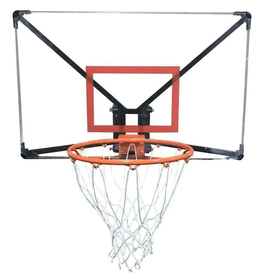 image 1 of Bee-Ball ZY-022 - Wall Mounted Basketball Backboard & Ring