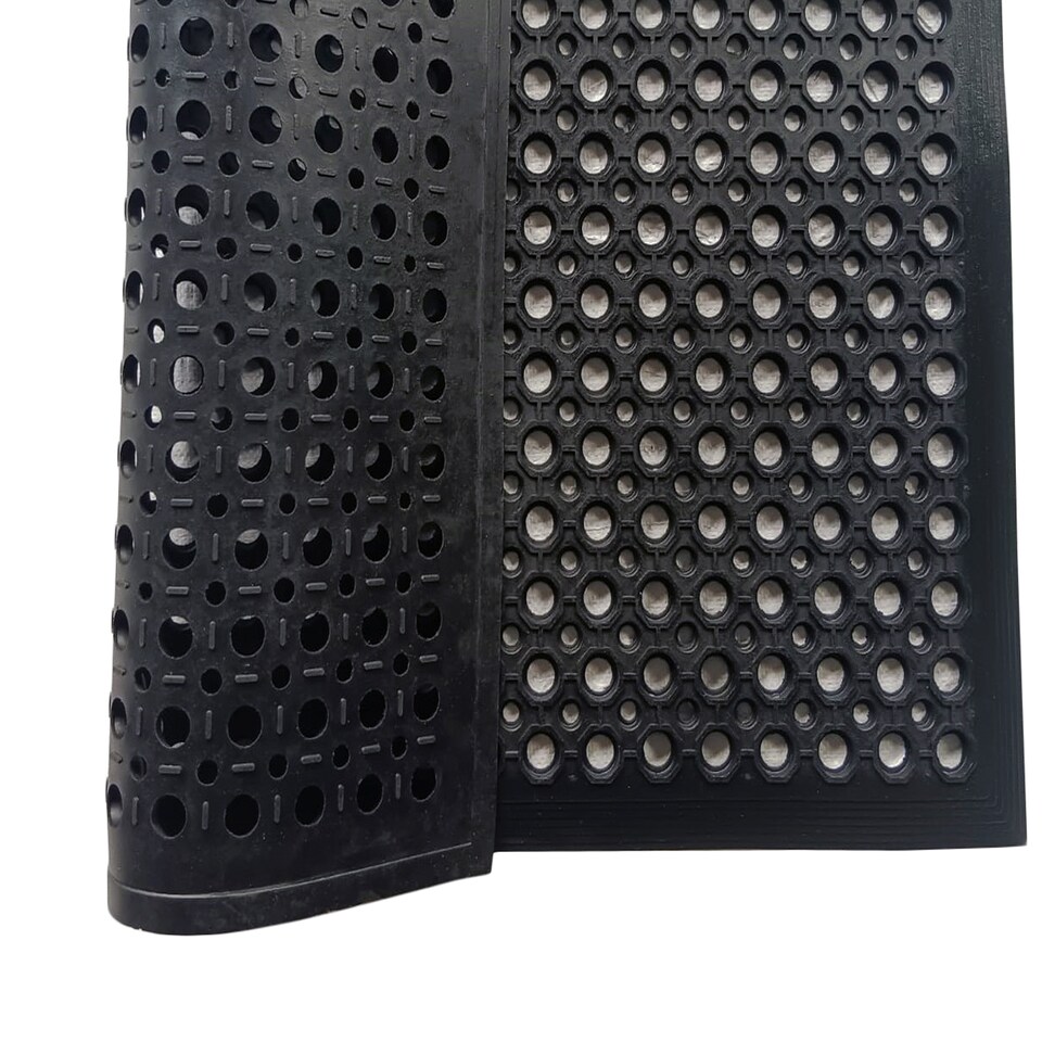 image 1 of Hometex All Weather Outdoor Entrance Mat - 90 x 150cm. Black