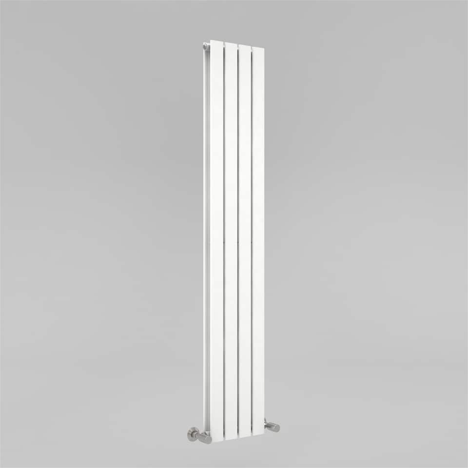 image 1 of Double Flat Panel Vertical Column Radiator (H)1600mm by MCC Direct | White | 1