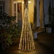 image 3 of 2.1m Light up Christmas Twinkle Maypole Tree with Warm/Cool White LEDs
