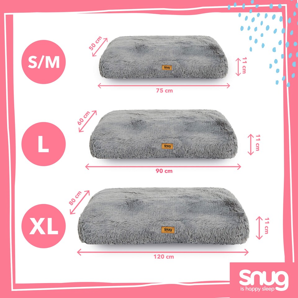 image 1 of Snug Super Fluffy Pet Bed, Spare Cover Only