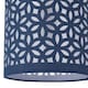 image 4 of Set of 2 Navy Blue Laser Cut 15.5cm Table Lamp Shades | Blue | Small | 2