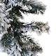 image 9 of 9ft (2.7m) Christmas Snow Flocked Woodcote Fir Garland