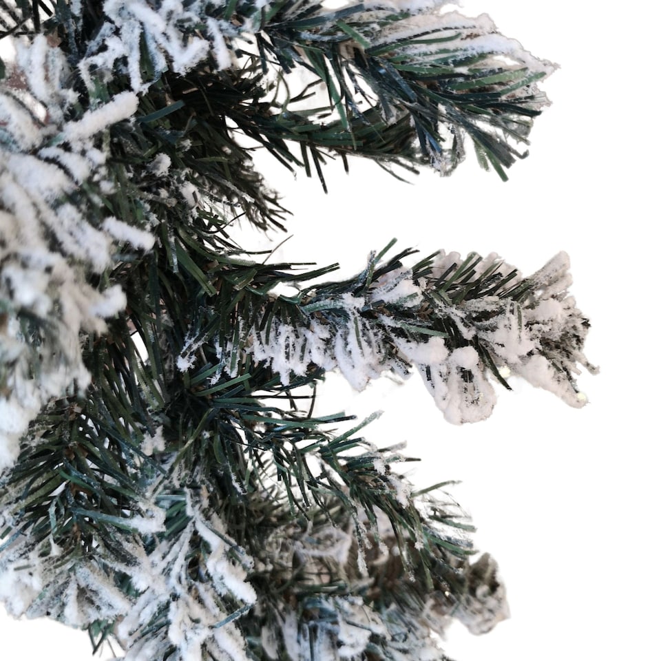 image 1 of 9ft (2.7m) Christmas Snow Flocked Woodcote Fir Garland