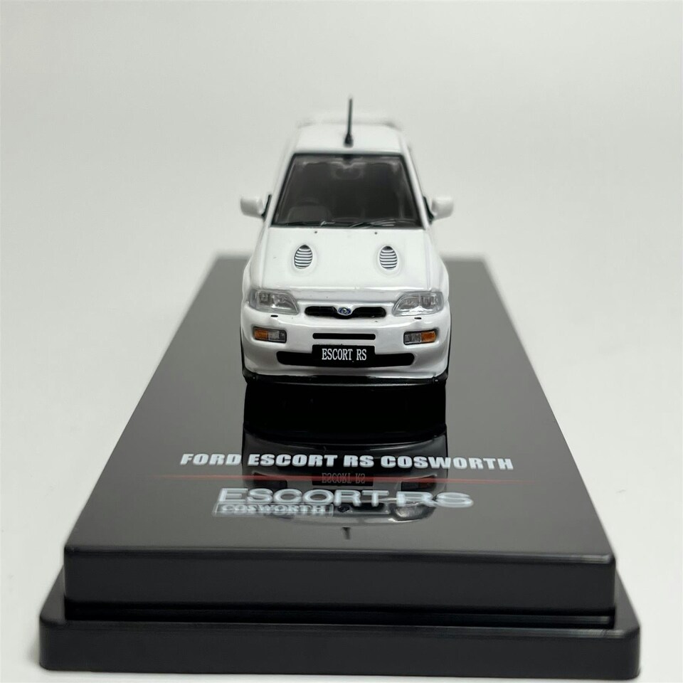 image 1 of Ford Escort RS Cosworth White RHD With OZ Rally Racing Wheels 1:64 Inno IN64FERSWHIRHDOZ