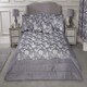 image 1 of Meadows Bedspread Silver Grey | Grey