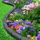 image 3 of Garden Edging Stomp Edge Border - Graphite, Pack of 12