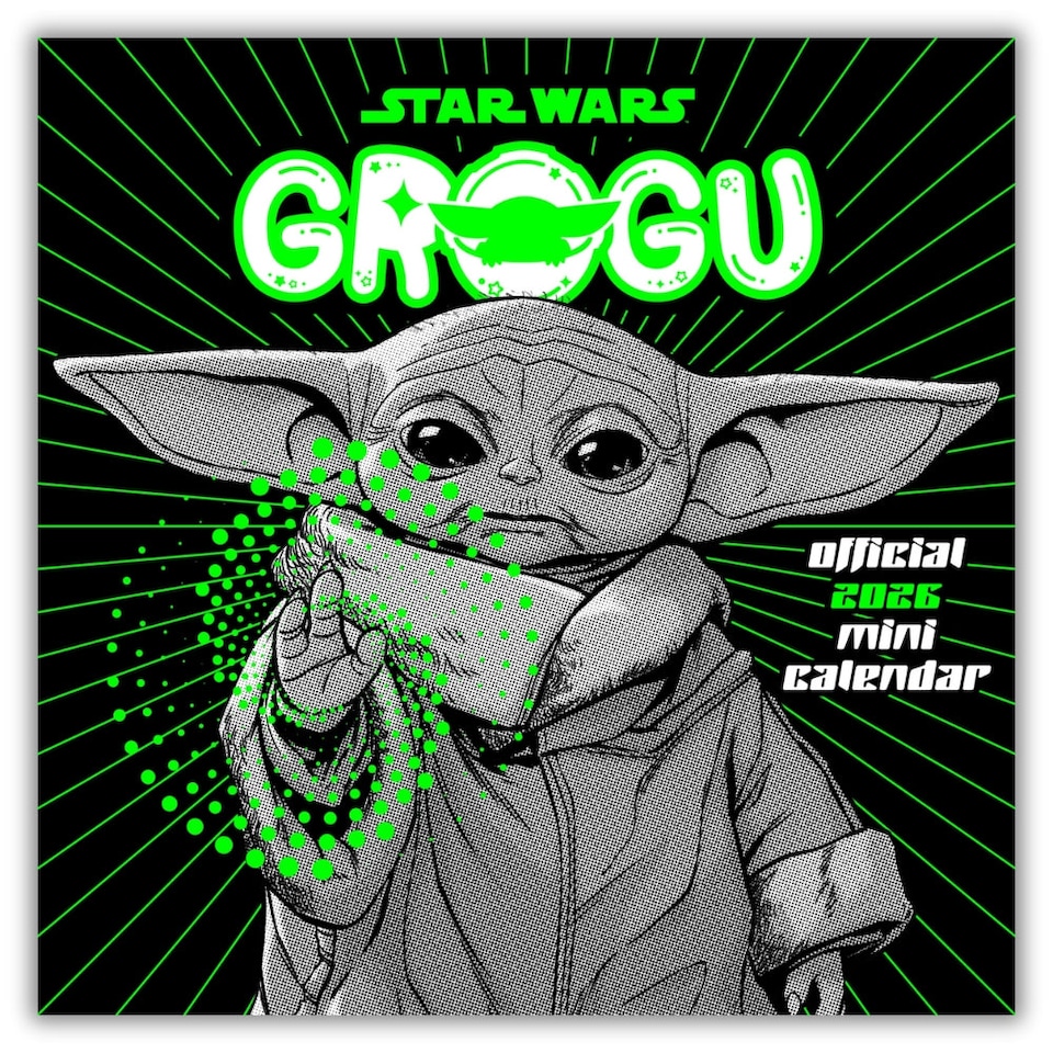 STAR WARS THE MANDALORIAN GROGU 2026 MINI CALENDAR