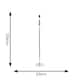 image 3 of ValueLights Marissa Chrome Stacked Ball Freestanding Floor Lamp Base