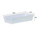 image 4 of Wham Studio 5 x 1L Rectangular Plastic Storage Baskets Ice White White