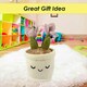 image 3 of Flowerpot Soft Toy Cute Plushie Huggable Cuddly Stuffed Toy Gift 30cm Pink