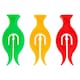 image 2 of Ashley Plastic Storm Clothes Pegs - Multi - Pack of 40
